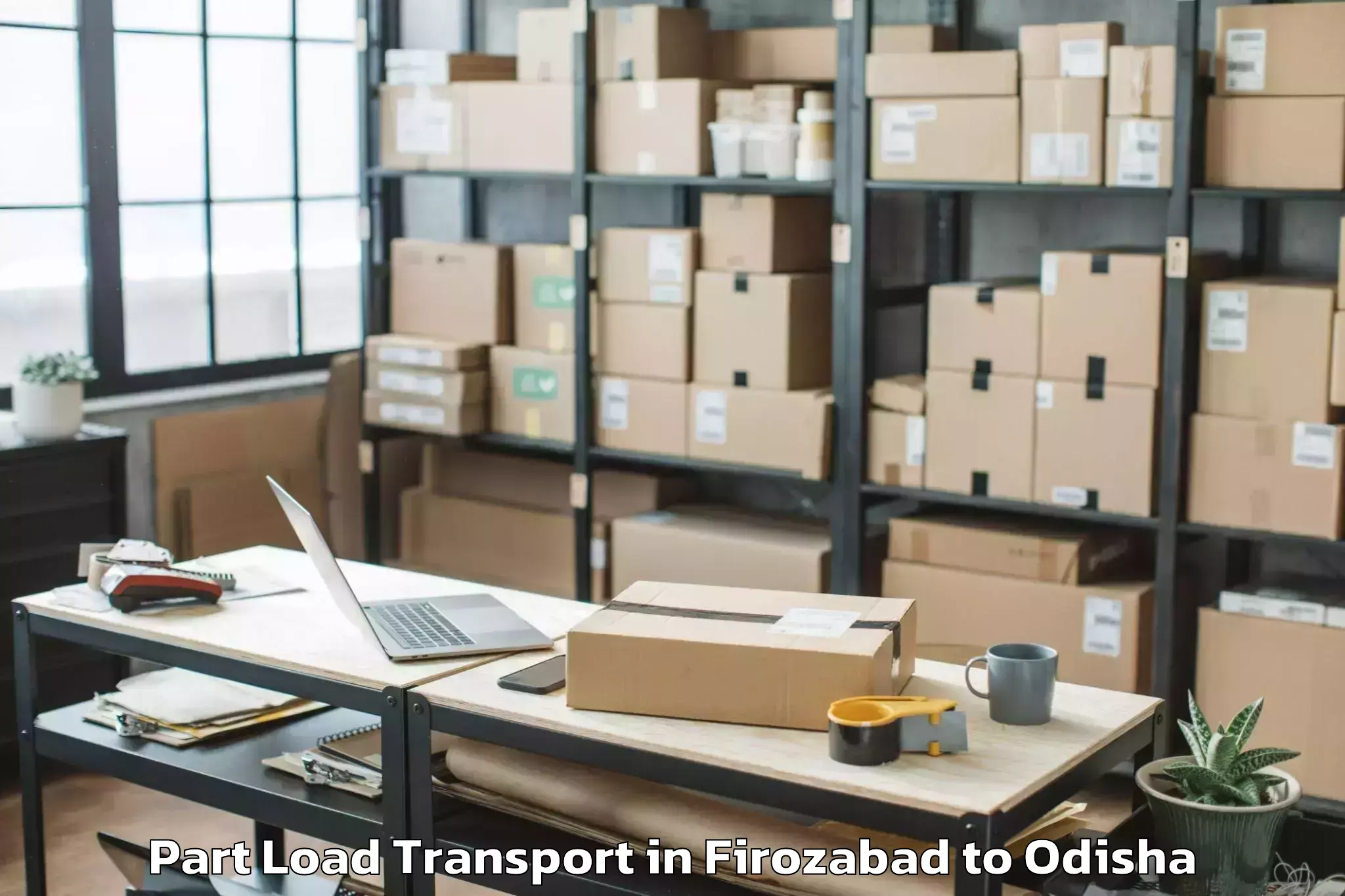 Hassle-Free Firozabad to Kundura Part Load Transport